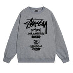 Stussy Sweatshirts Autumn/Winter Fleece Couple Sweatshirts