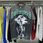 Godspeed T-shirts Drowning Free Muse Printed Cotton Crew Neck Short Sleeve Men and Women